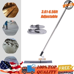 Concrete Trowel w/Long Handle Domestic &Industrial Cement Surface Smoothing Tool - Picture 1 of 12