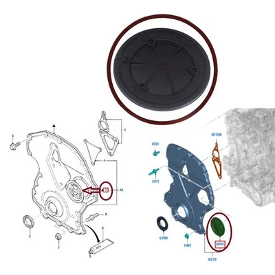 Timing Chain Camshaft Front Cover for Ford and For Transit MK7 MK8 2 2 - Image 1 of 4