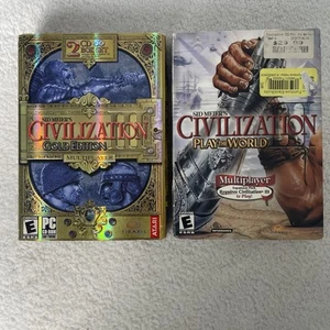 Sid Meier’s Civilization III Gold Edition & Civilization Play The World. 2 Juegos - Imagen 1 de 9