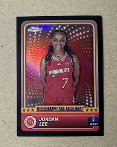 Tarjeta negra Topps 2024 cromada McDonald’s All American Jordan Lee #68 #’d/10 - Imagen 1 de 2