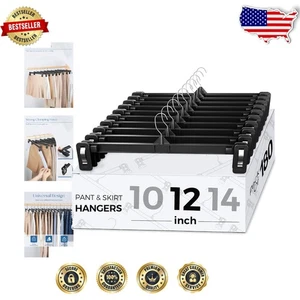 Smartor 180 Pack Heavy-Duty Space-Saving Hangers - Non-Slip Clips Included - Picture 1 of 11