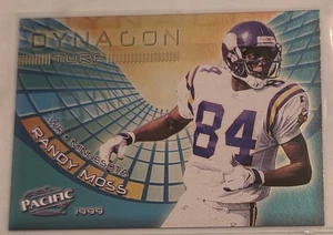 RANDY MOSS 1999 Pacific Dynagon Turf Insert #14 Minnesota Vikings - Picture 1 of 2