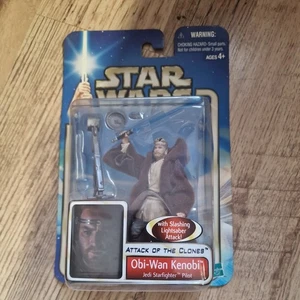 Star Wars Attack of the Clones Obi-Wan Kenobi Action Figure - Picture 1 of 3