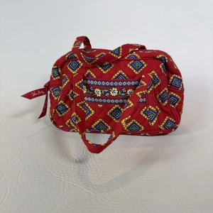 Vera Bradley Mini-Tasche mehrfarbig Blumenmuster geometrisch gesteppt Baumwolle - Bild 1 von 17
