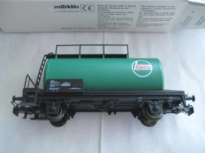 Marklin H0 4440-97708 SBB CFF CASTROL Green Tank Car in orig box Ltd Edn in 1997 - Image 1 of 4