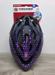 Casco de bicicleta para jóvenes Schwinn Thrasher para 8+ años púrpura/rosa - Imagen 1 de 10