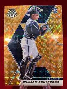 2021 Panini Mosaic Orange Reactive #201 William Contreras (RC). *B3 - Bild 1 von 2