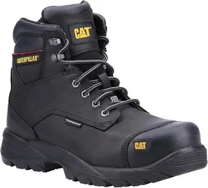 Bota De Seguridad Impermeable Caterpillar Spiro Negra - Imagen 1 de 3