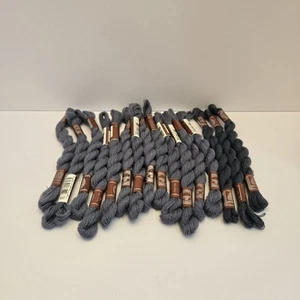 DMC Wool Embroidery Floss Broder Medicis Mixed Color 27.3yd Skein Lot of 16 - Picture 1 of 11