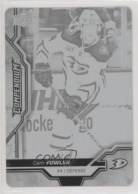 2018-19 Upper Deck Compendium Printing Plate Black 1/1 Cam Fowler #460 1u6 - Image 1 of 3