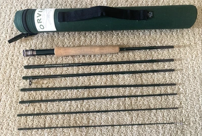 Estuche de caña de pescar con mosca ORVIS Frequent Flyer 865-7 #5 Wt 8 1/2 ft 7 piezas Mid-Flex Foto 1 de 4