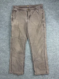 Carhartt Hose Damen 10 kurz braun Original Fit Zimmermann Arbeit Canvas Utility - Bild 1 von 7