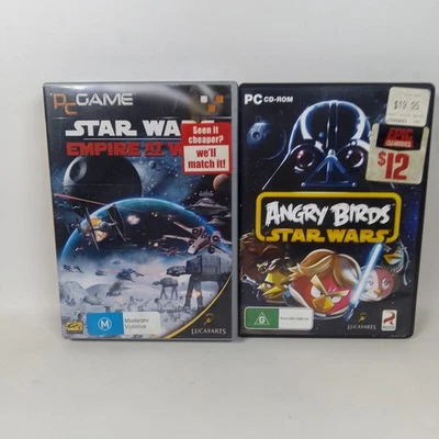 Star Wars: Empire At War & Star Wars Angry Birds PC CD-ROM VGC Free AU post - Image 1 of 4