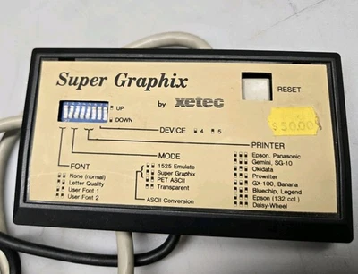 Super Graphix By Xetec Commodore C64 - Image 1 of 3