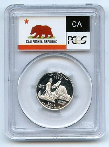 2005 S 25C Silver California Quarter PCGS PR70DCAM - Picture 1 of 2