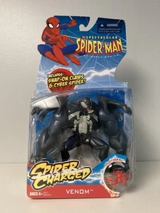 Hasbro Spettacolare Spider-Man Spider Carica VENOM (RARO!) - Foto 1 di 12