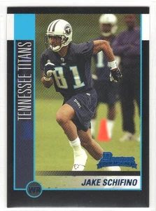 2002 Bowman JAKE SCHIFINO Blue Parallel Rookie card #133 - Picture 1 of 2
