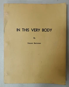 Vintage Original Unproduced Script "In This Very Body" by Vincent Borromeo - Picture 1 of 3