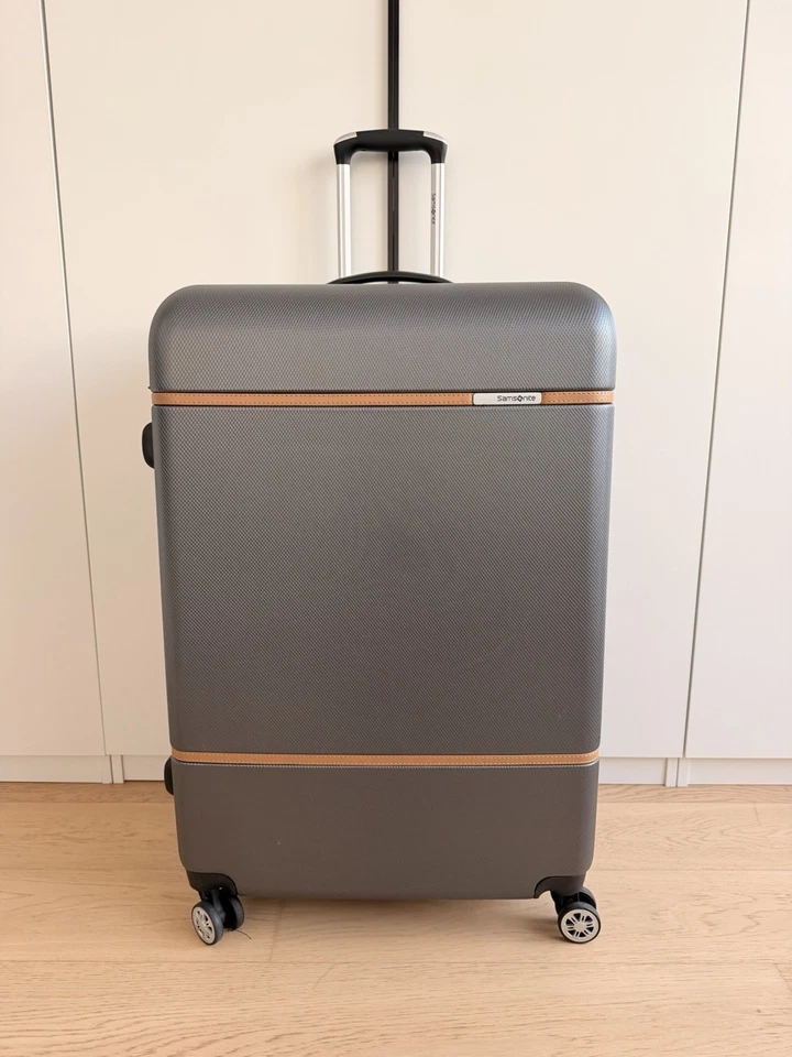 Samsonite 96 Liter Spinner Koffer anthrazit mit 4 x 360 ° Grad-Doppelrollen - Bild 1 von 4