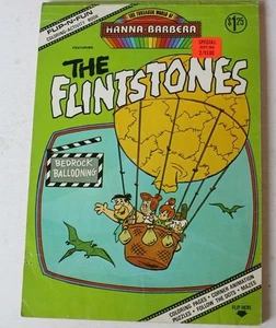 The Flintstones Bedrock Ballooning Flip N Fun Coloring Activity1977 Book Wear - - Picture 1 of 1