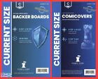 100 x COMIC CARE CURRENT SIZE BAGS AND BACKER BOARDS