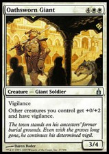 1x Oathsworn Giant - LP - Ravnica: City of Guilds - mtg -