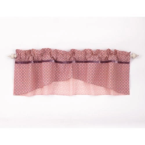 Cenefa de ventana Cocalo Emilia decoración infantil floral rosa púrpura shabby chic Foto 1 de 1