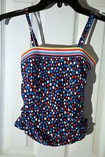 NEW girl's swimsuit Malibu design group size 12, colorful