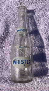 Vintage Whistle 7 oz. Soda Bottle Thirsty Just Whistle - Picture 1 of 12