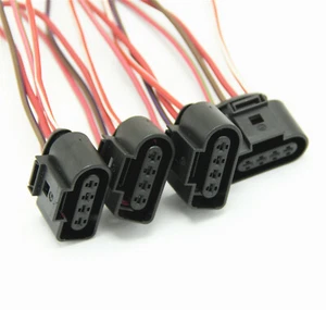 4-Pin Ignition Coil Connector Harness Plug For Audi A3 A4 Q5 Q7 3.0T 8K0973724 - Picture 1 of 7