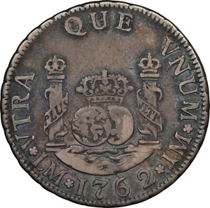 Peru Charles III 2 Reales 1762 LM-JM NGC VF30. A PQ (Premium Quality) coin. Rare - Picture 1 of 8