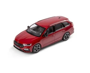 Modellino pressofuso originale Skoda Octavia VRS mk4 scala 1:43 colore rosso - Foto 1 di 1