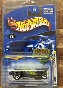 2002 Hot Wheels First Editions I Candy Car #47 35/42 Lime Green Purple 1:64