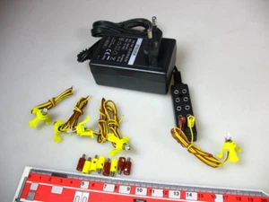 5x LED Beleuchtungssockel 19V +Steger Netzteil (Trafo) für Modellbahn #S0-LED - Bild 1 von 1