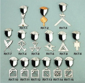 Knights Templar Officer Jewels Set - Picture 1 of 14