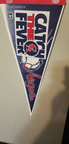 CALIFORNIA ANGELS  VINTAGE RETRO MLB BASEBALL FELT PENNANT 5/8/22 Cover