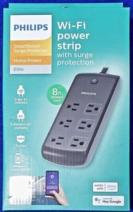 Philips Wi-Fi Power Strip with Surge Protection 20617-33 - Picture 1 of 2