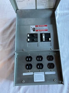 Eaton CHU6G6G5GS RV Power Pedestal Mount Unmetered, NEMA 5-20R2, NEMA 6-20R2 - Picture 1 of 10