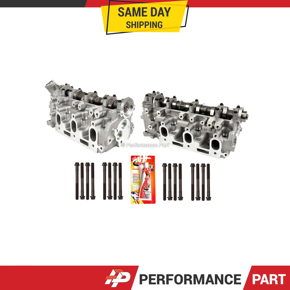 Culata izquierda y derecha con pernos para camioneta Toyota 4Runner 1988-1995 3,0 3VZE Foto 1 de 4