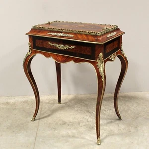 JARDINIERE TAVOLINO FIORIERA Napoleone III - INTARSIATA - EPOCA 800 - RESTAURATA - Imagen 1 de 17