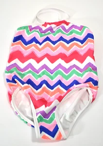 Girls Seafolly Multicolor Zigzag One Piece Swimsuit  Size 4 NWT - Picture 1 of 6