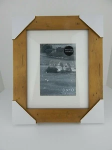 Nicole Natural Solid Wood 8x10 Picture Frame Matted to 5x7 (133 - Picture 1 of 7