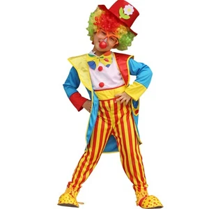 Jumpsuit boys costume Party Costume Outfits Striped Clown cosplay Costume Coat - Picture 1 of 20