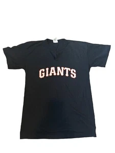 Camiseta Majestic San Francisco Giants Estilo Henley Para Hombre Talla XL MLB Negra #12!!! - Imagen 1 de 8