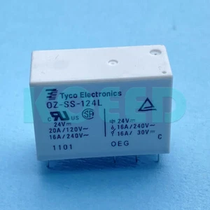 1 Stück NEU OZ-SS-124L 24VDC Leistungsrelais 8 Pins - Bild 1 von 4