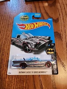 Hot Wheels ZAMAC #226 BATMAN CLASSIC TV SERIES BATMOBILE '66 Flames 2016 #1/5 - Picture 1 of 3