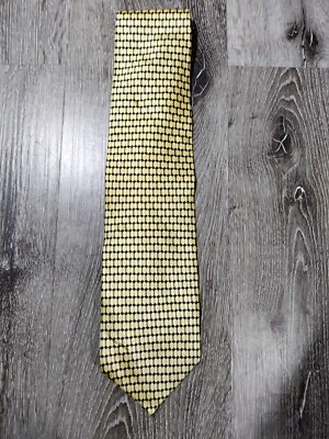 Corbata de seda tejida dorada 60x4 para hombre Valerio Garati Foto 1 de 4