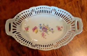 Schvarzenhammer Bavaria Germany US Zone 5 Korb mit Blumenmuster *neuwertig* - Bild 1 von 7