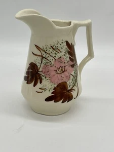 Clinchfield Artware handbemalt rosa Kirschblüten Blumen Krug Erwin Tenn. - Bild 1 von 6