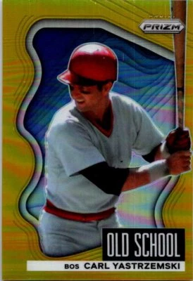 Panini Prizm #OS-8 2022 Carl Yastrzemski Old School Gold Prizm #/10 8ZZZ Foto 1 de 2